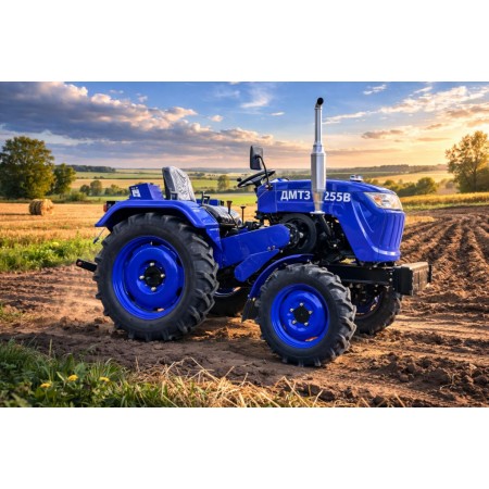 Трактор ДМТЗ 254В із гідропідсилювачем керма, редукторними мостами, примусова гідравліка, вага 1480 кг